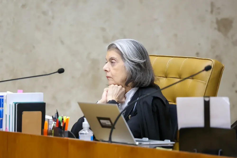  Ministra Cármen Lúcia em sessão plenária do STF. Foto: Gustavo Moreno/STF