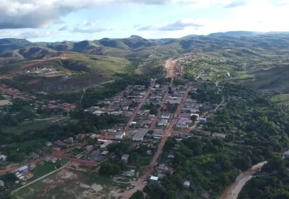 Sede do Uiramutã, município mais ao Norte do Brasil, em Roraima — Foto: Ronny Alcântara/Rede Amazônica