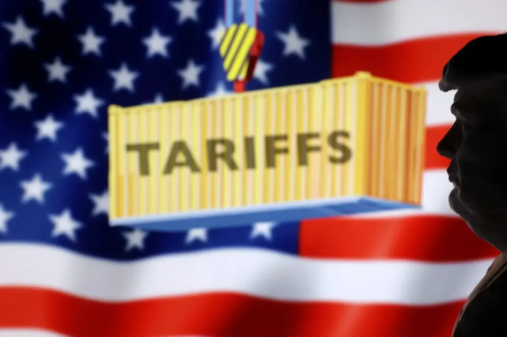 Ilustração - Donald Trump e tarifas (Imagem: REUTERS/Dado Ruvic/Ilustração/Foto de arquivo)